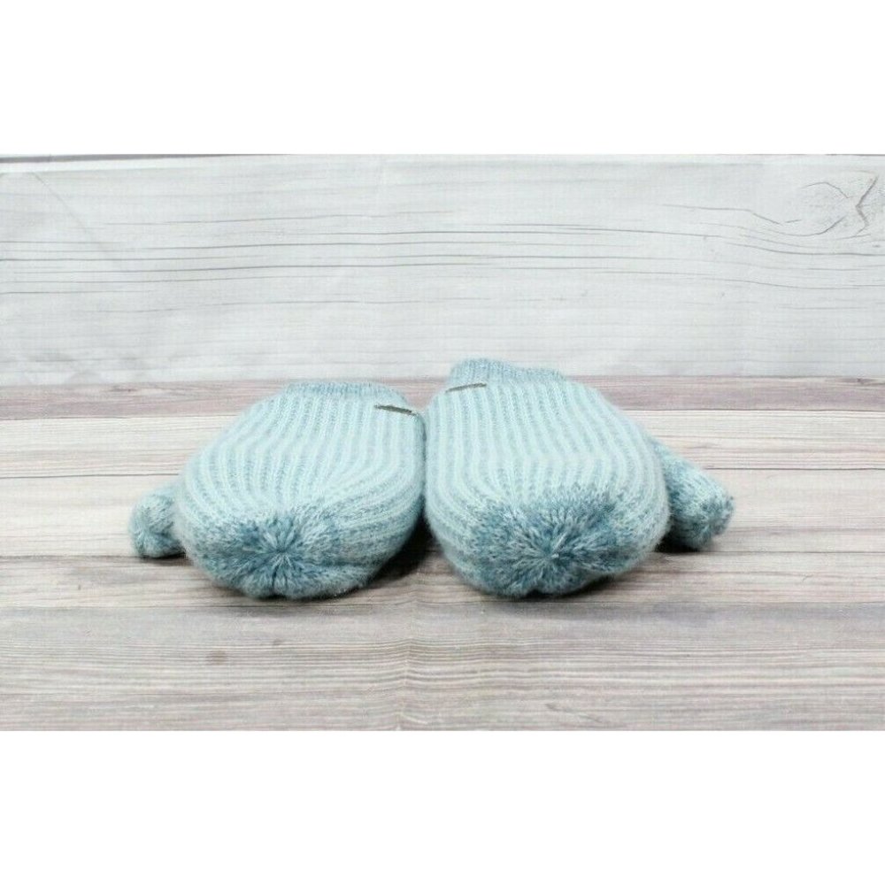 LL BEAN Light Blue Winter Fleece Lining Soft Mittens - Picture 5 of 10
